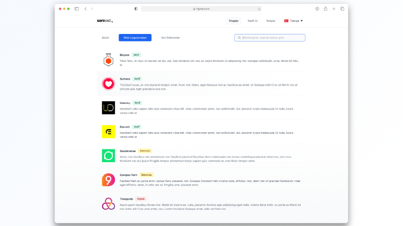 Sonkod | Bir web ajansı