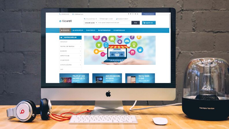 E-Ticaret web site çalışmamız