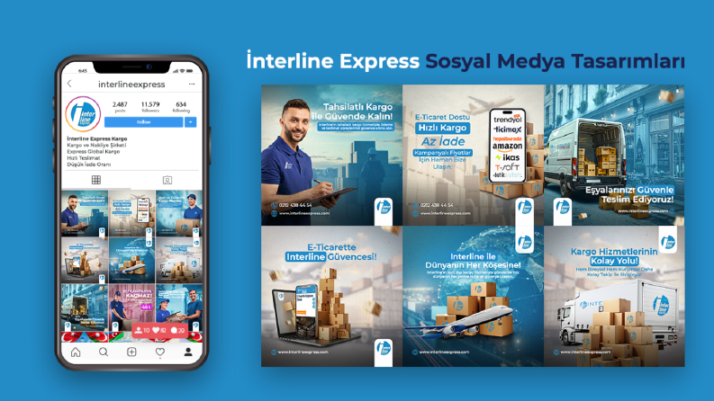 İnterline Express Sosyal Medya Tasarımları