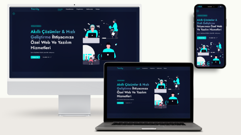 Teonity Landing Page Tasarımı