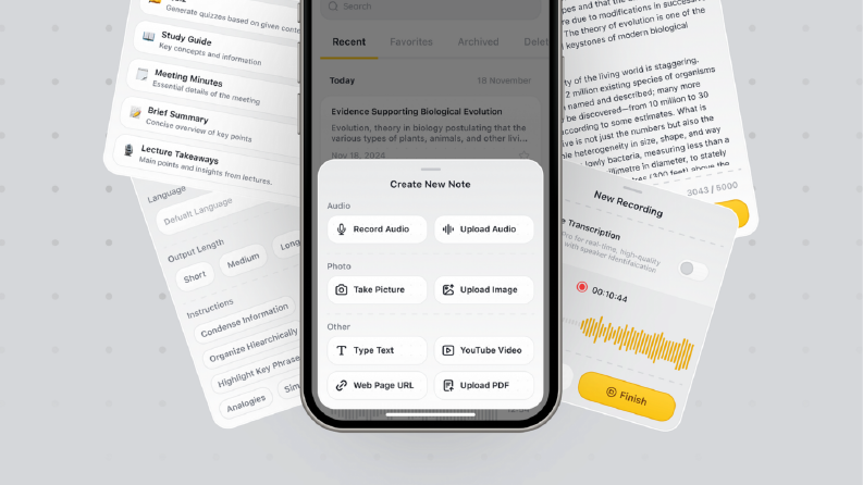 Note AI - App UI