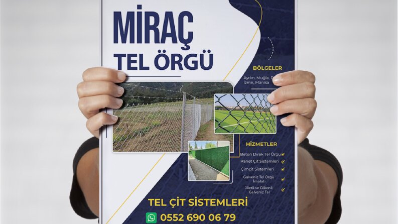 Miraç Tel Örgü Broşür Tasarımı