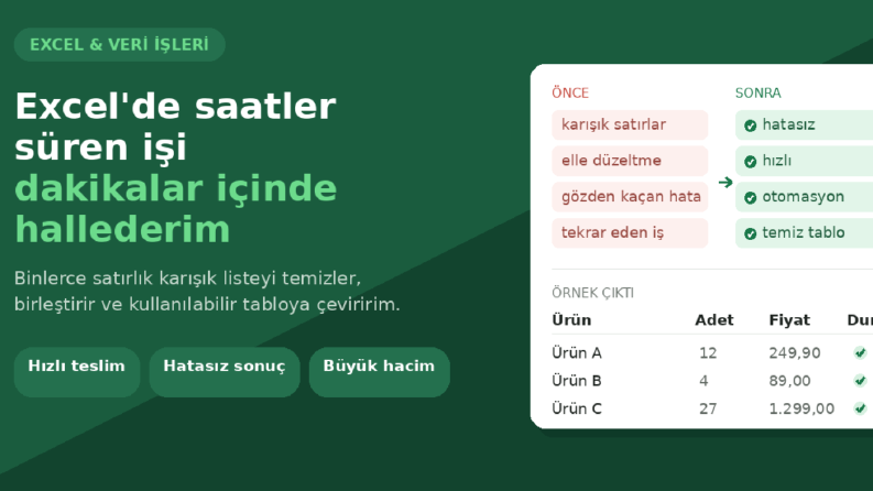 Ürün Listesi Düzenleme ve Karşılaştırma