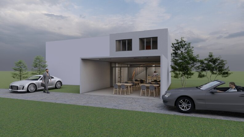 basit mekan tasarımı ve render