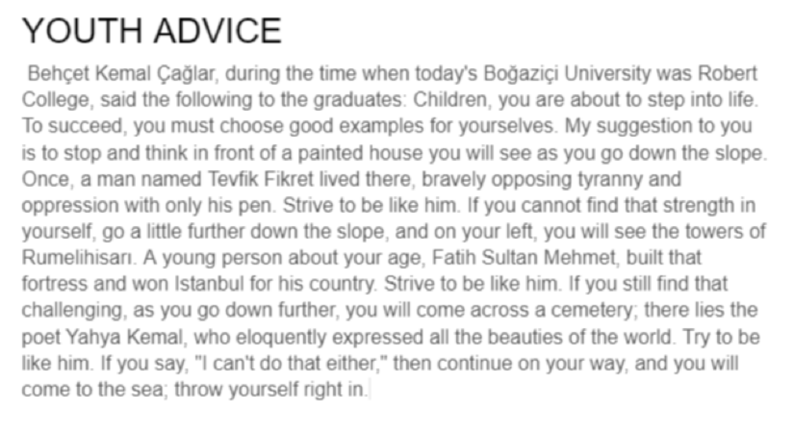 Translation example