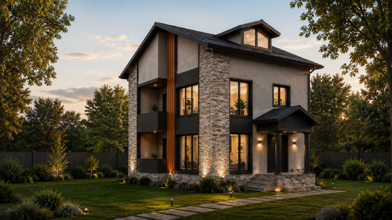 Konut Cephe Render