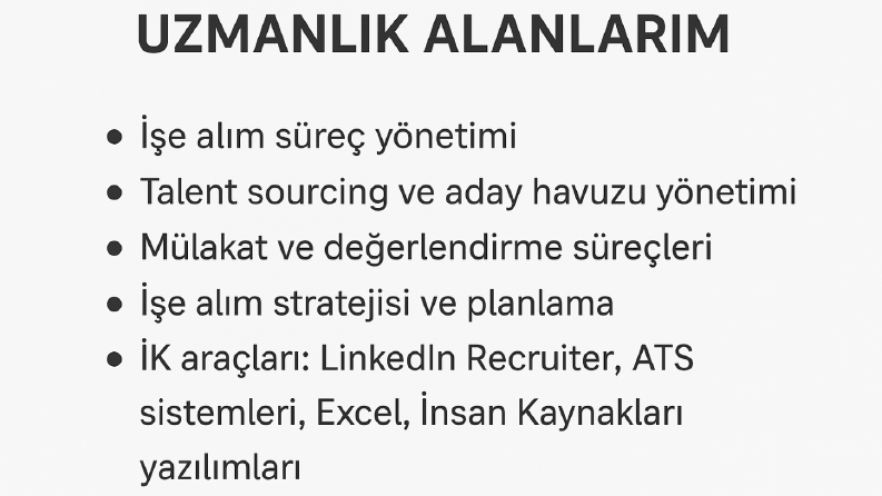İşe Alım (Recruiting / Talent Acquisition) Süreçleri