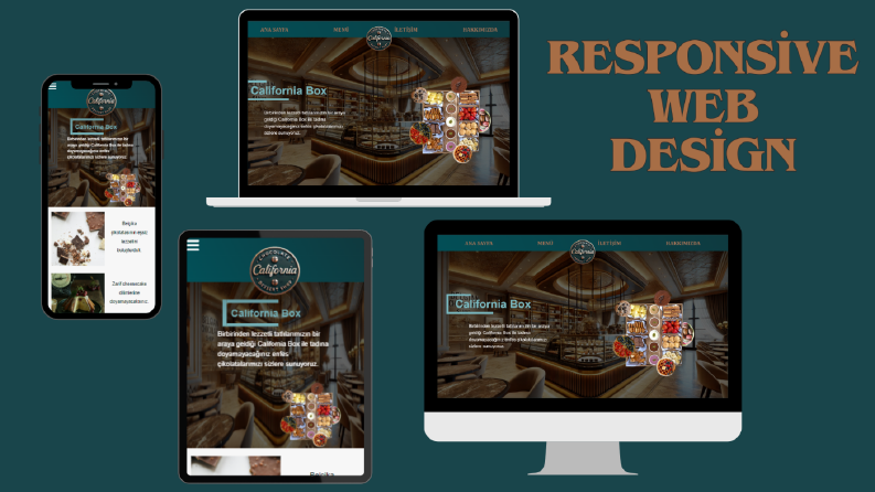 QR menü web site