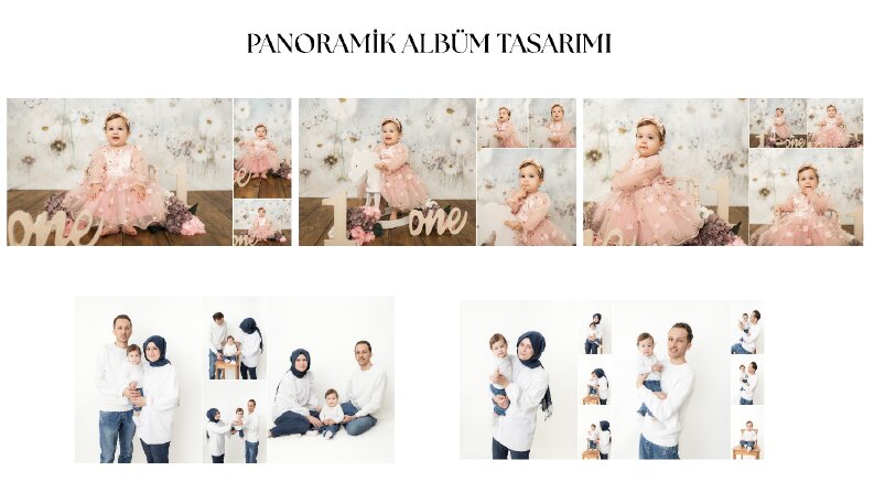 Modern ve Şık Panoramik Albüm Tasarımları