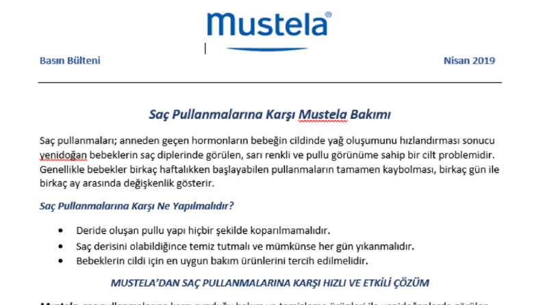Mustela Basın Bülteni