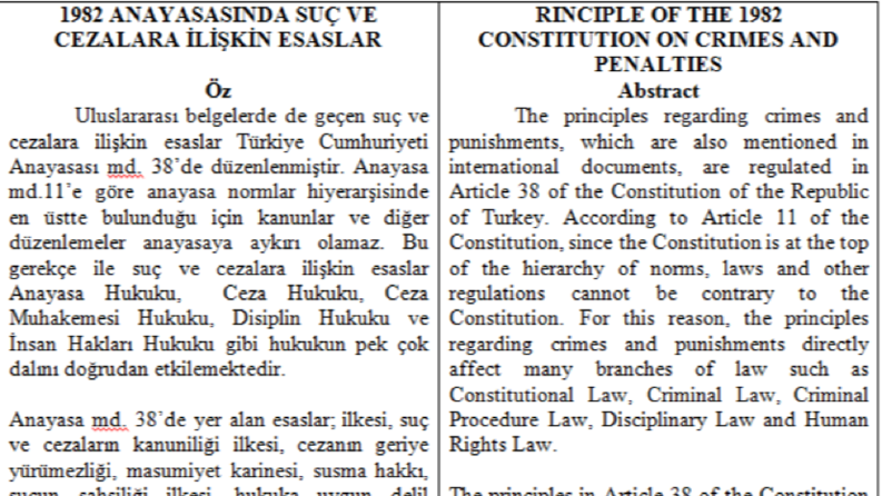 MAKALE ÇEVİRİSİ