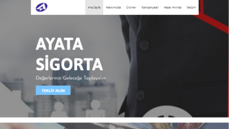Ayata Sigorta Web Tasarım Hizmeti