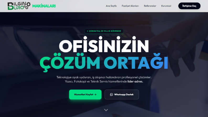 Çorum Ofis Makinaları Profesiyonel Ellerde