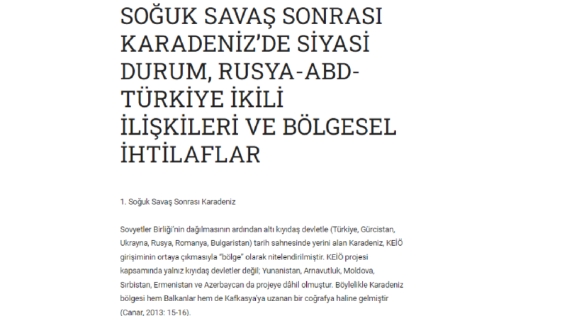 Özgün içerikli akademik nitelikli içerik örneği