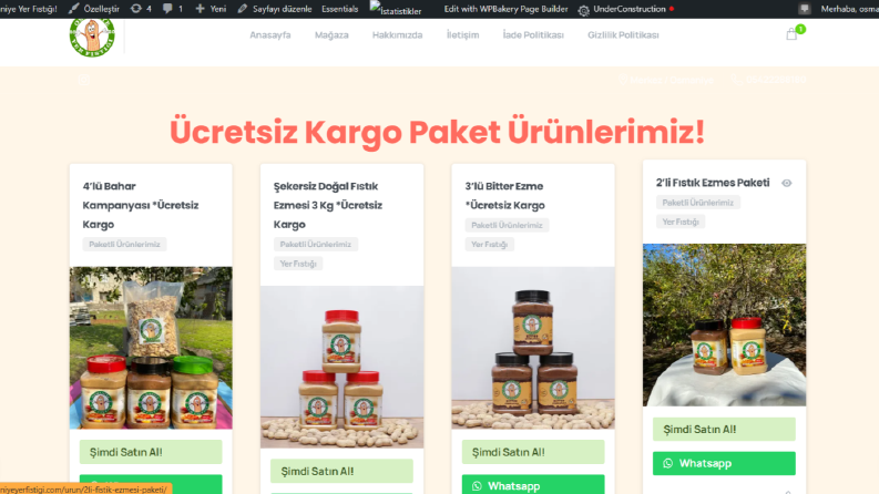 Osmaniye Yer Fıstığı Websitesi