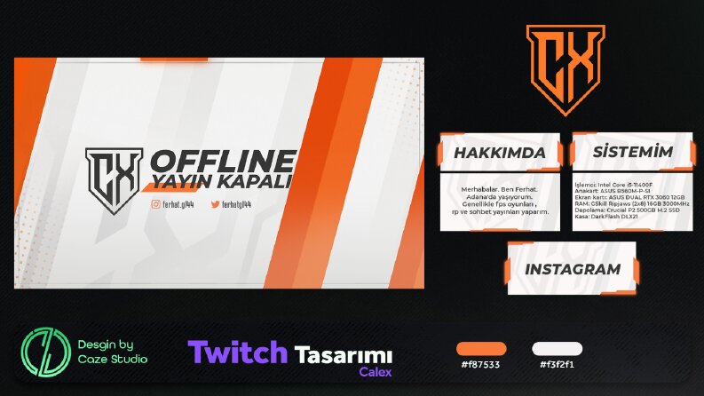 Calex Twitch Tasarımları
