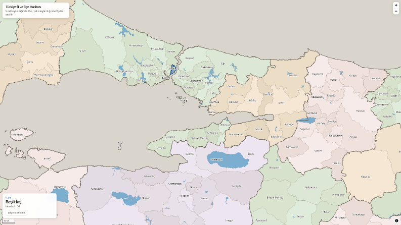 Türkiye Haritası - OpenStreetMap'ten Veri Kazıma Hattı