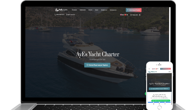 Ayes Yacht Charter Web Site V.2