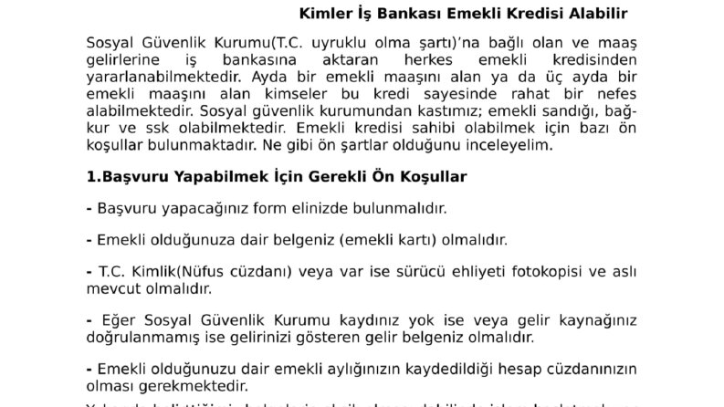 Eski iş yazılarımdan örnekler