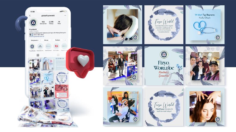 Fizyoworld - Sosyal Medya Layaut