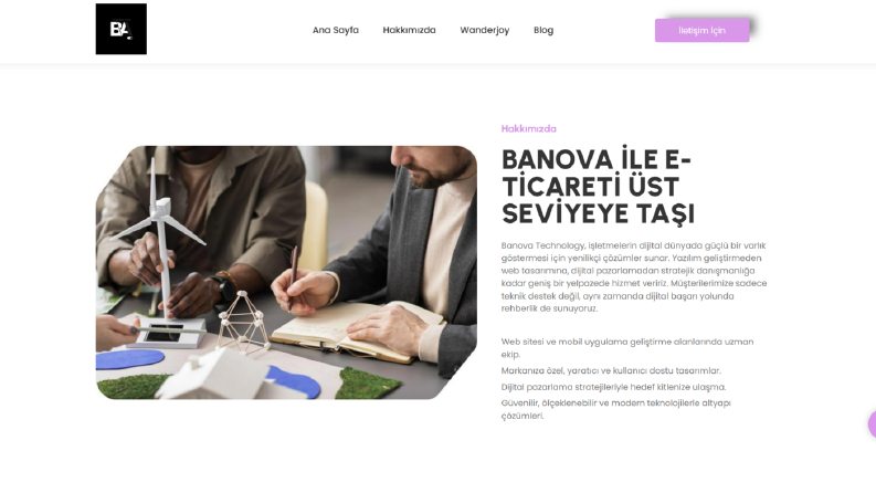 Banova Technology – Ajans Web Sitesi Kurulumu