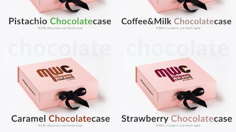 Milkyway Chocolate Logo ve Ambalaj Tasarımı