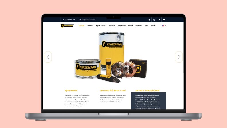 Panzercrom Web Sitesi Geliştirmesi