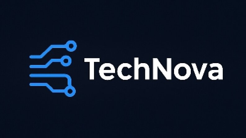 ⚡ TechNova – Modern Teknoloji Logo Tasarımı