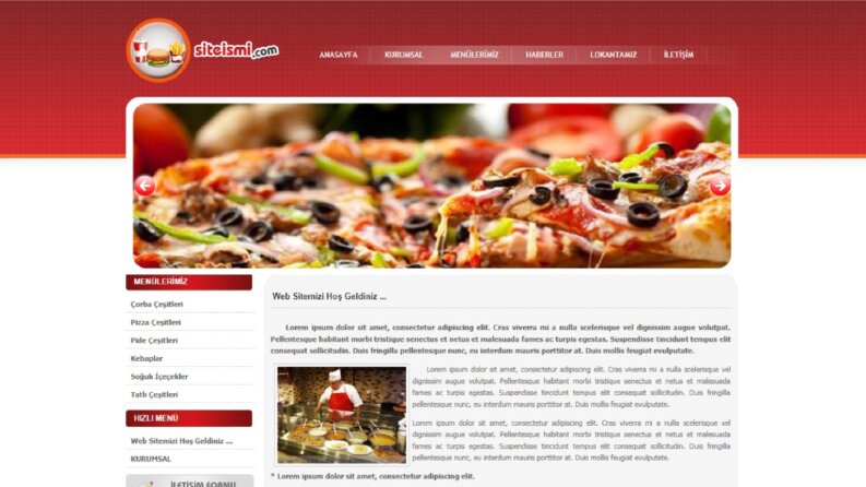 Pizzacı Tasarımı