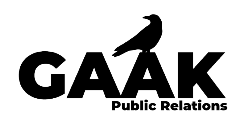 Gaak PR için hazırlamış olduğum logo tasarımı