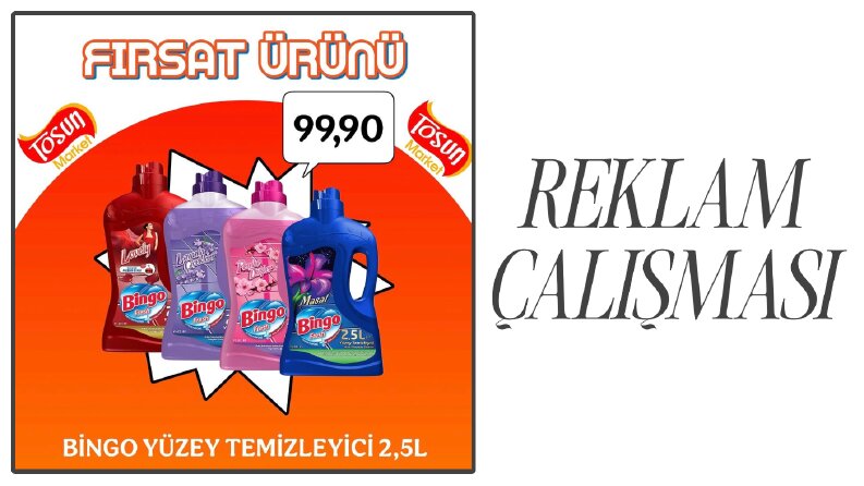 Reklam Afişi Çalışması