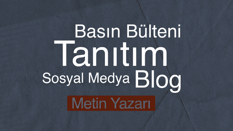 Metin Yazarlığı Çalışmalarım