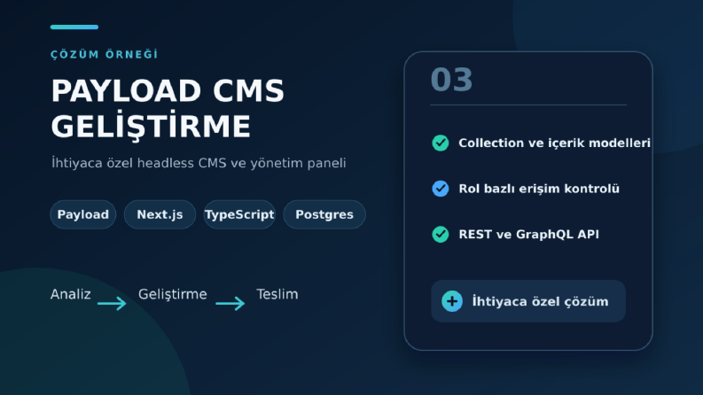 Özel CMS Geliştirme