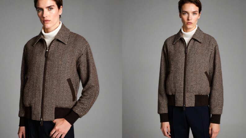 Yapay Zeka Ürün Modeli - Berluti Herringbone