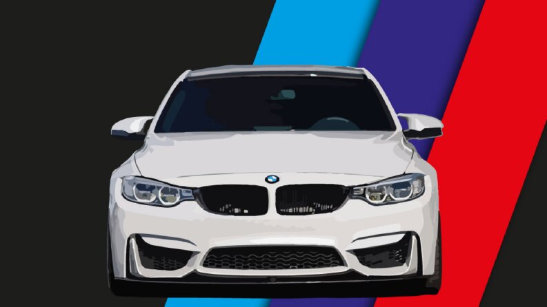 BMW F80 M3 İllüstrasyon