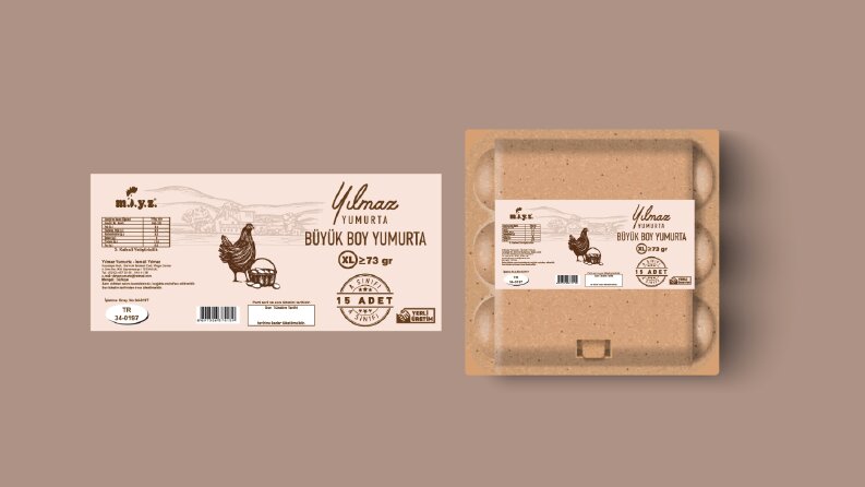 Yılmaz Yumurta Etiket Tasarımı