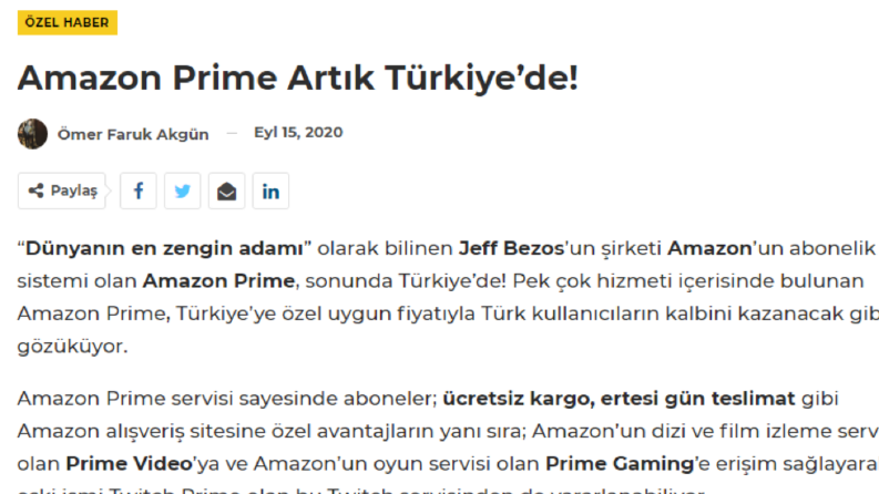 Esport Times sitesindeki içeriklerim