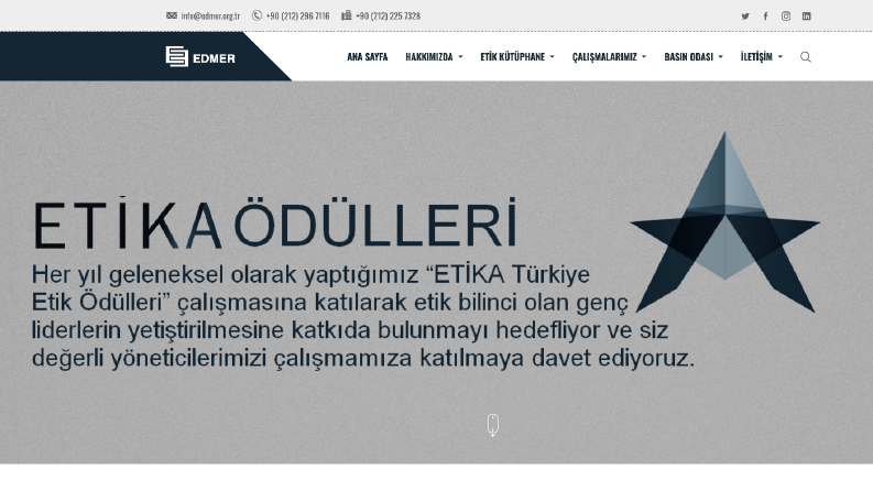 Edmer.org.tr | Kurumsal Web Sitesi