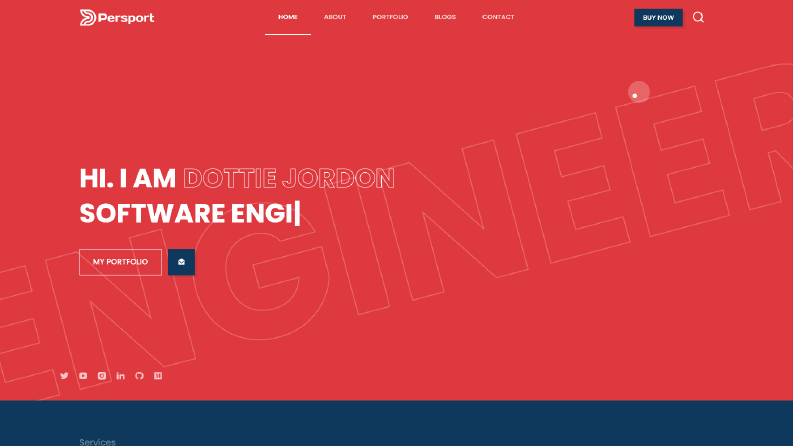 Persport – Kişisel Landing Page