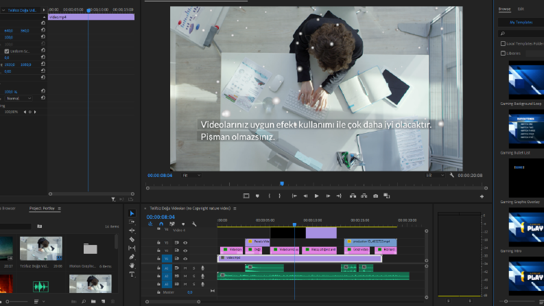 Videolarınızı en uygun şekilde editlerim.