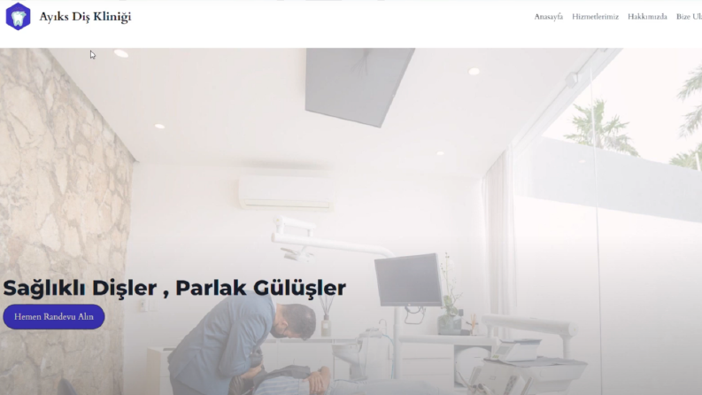 Profesyonel Diş Kliniği Web Sitesi