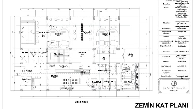 Autocad Kat Planı