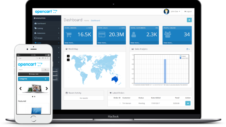 Opencart E-Tİcaret Scripti