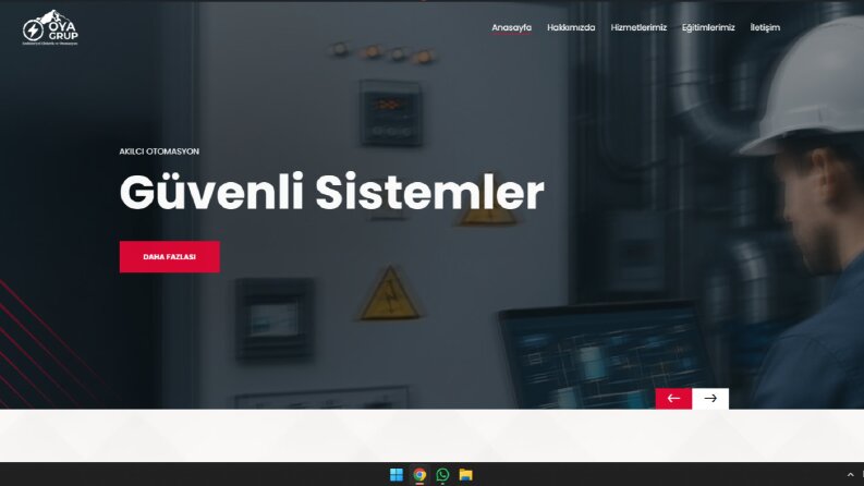 Oyagrup Kurumsal Web Sitesi