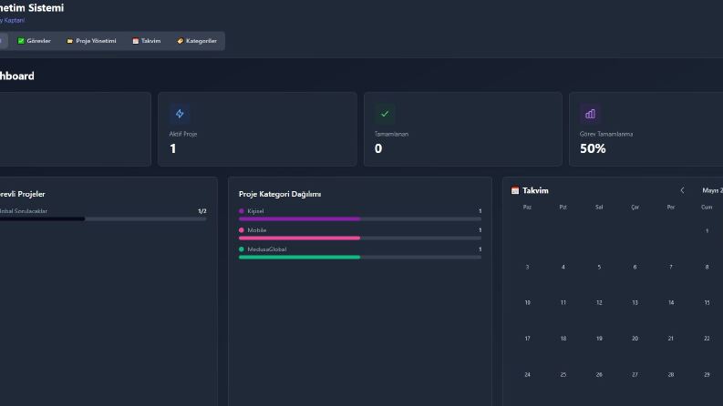 Full Stack Görev Yönetim Platformu | React & .NET