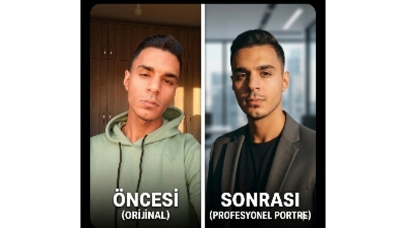Yapay Zeka Destekli Profesyonel Kurumsal Portre Çalışması