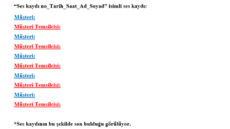 İngilizce ve Türkçe ses kayıtlarınız deşifre edilir
