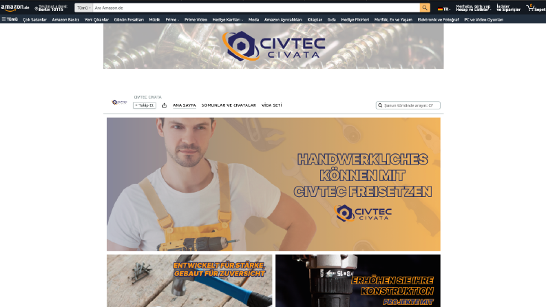 civteccivata.com.tr- Amazon Avrupa(Almanya) Mağaza Yönetimi