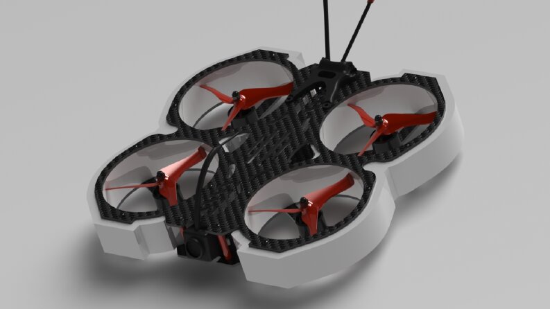 3" cinewhoop Drone Tasarımı