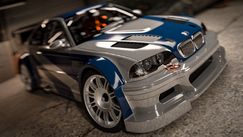 NFS MostWanted render sahne projesi